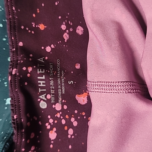 Two pair of Athleta Hiit It 2 in 1 shorts! NEVER WORN! - Picture 3 of 3